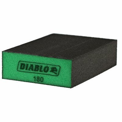 [DFBLBLOSFN04G] Diablo 5 in. L X 3 in. W X 1 in. 180 Grit Ultra Fine Flat Surface Sanding Sponge