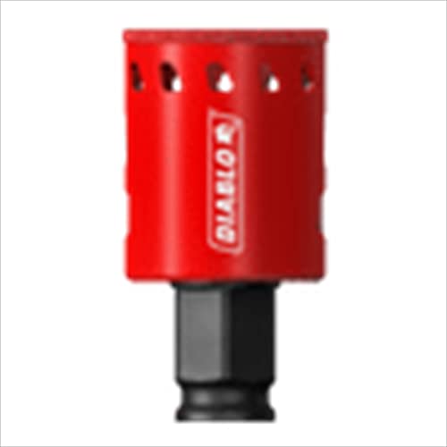 Diablo 1-3/8 in. Diamond Grit 5.52 in. L X 1/4 in. D Hole Saw