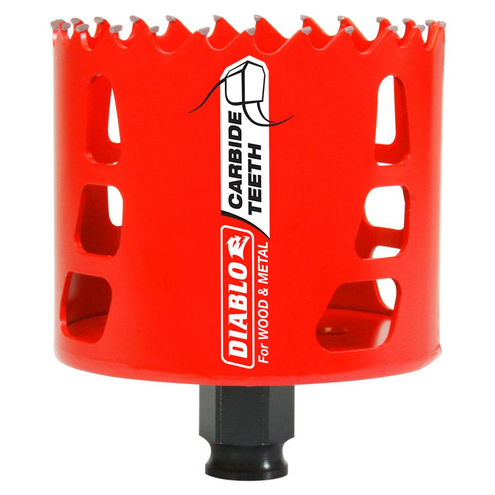 3-1/8 in. Carbide Hole Saw with 2-3/8 in. Cutting Depth