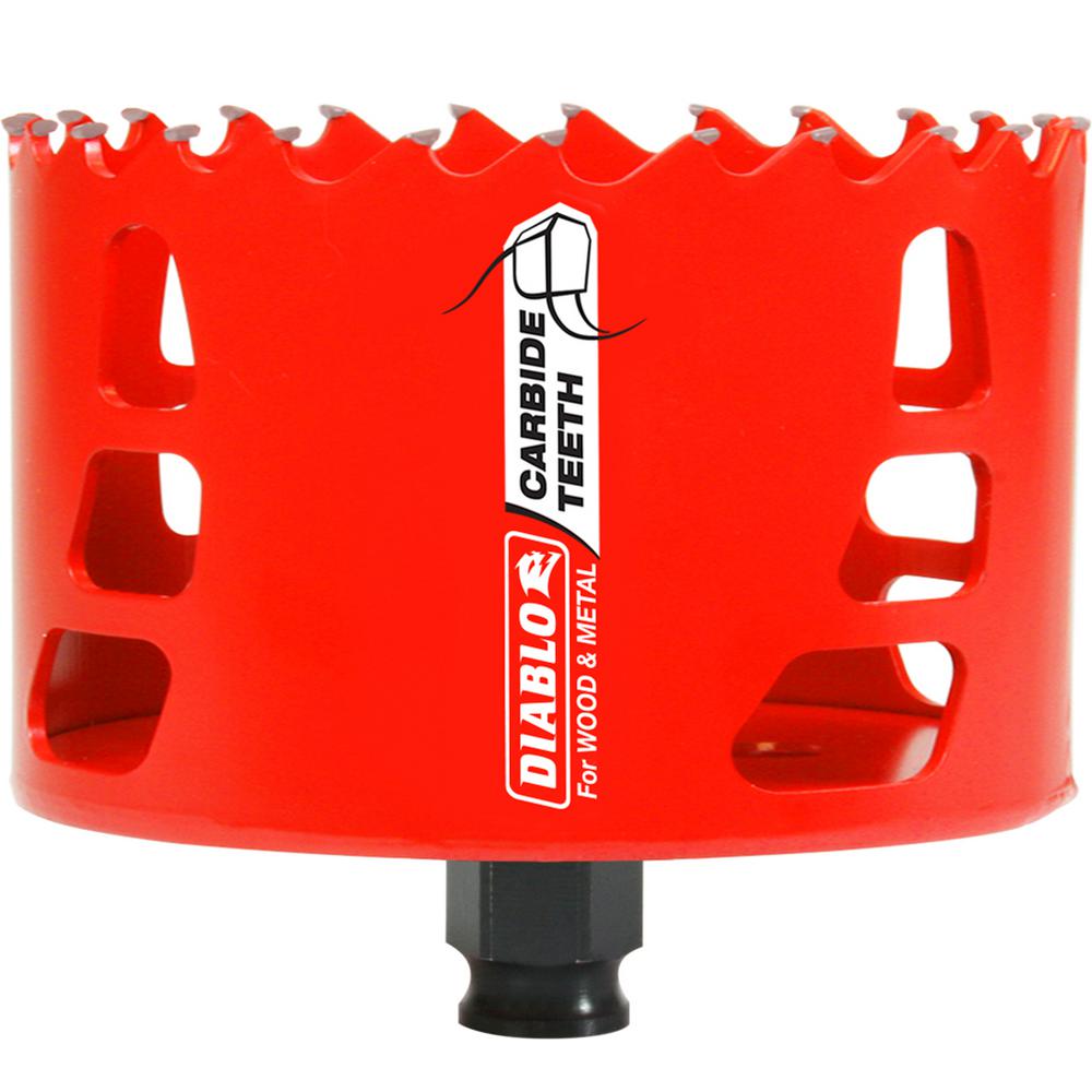 6 in. Carbide Hole Saw with 2-3/8 in. Cutting Depth