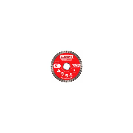 Diablo 5 in. D X 7/8 in. Diamond Masonry Cut-Off Disc 1 Pk