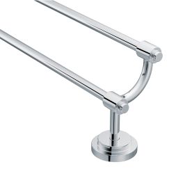 Chrome 24" Double Towel Bar