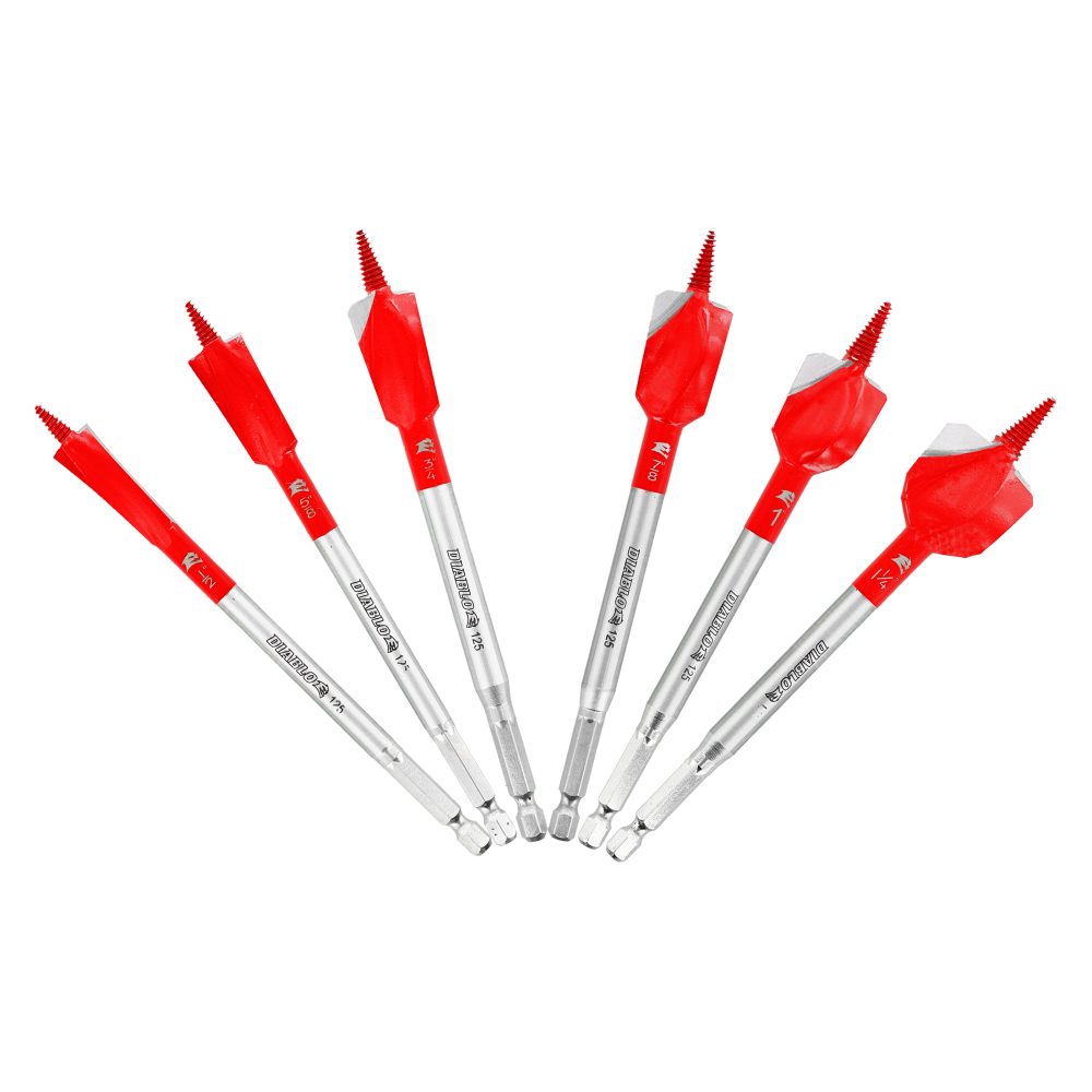DIABLO 6PC SPADE BIT FOR N-E WD