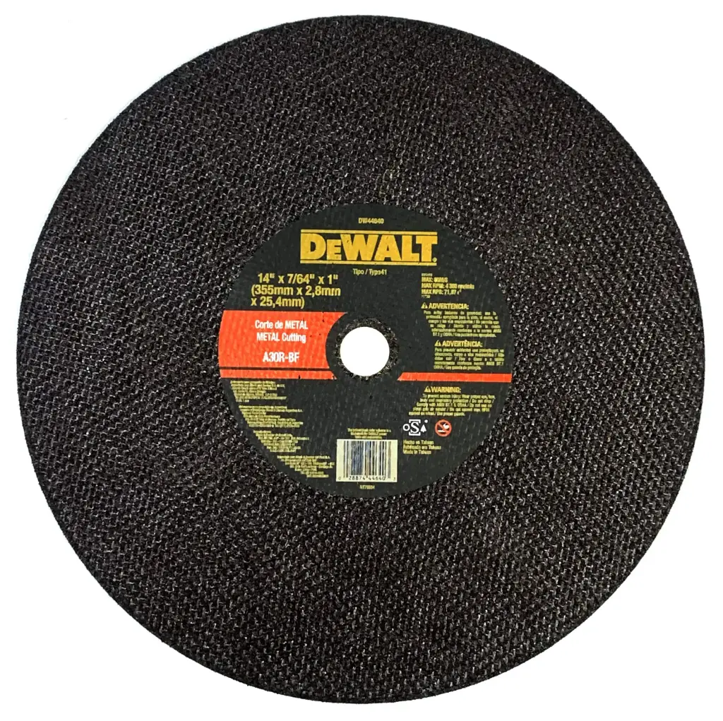 DEWALT DISCO CORTAR METAL 14"
