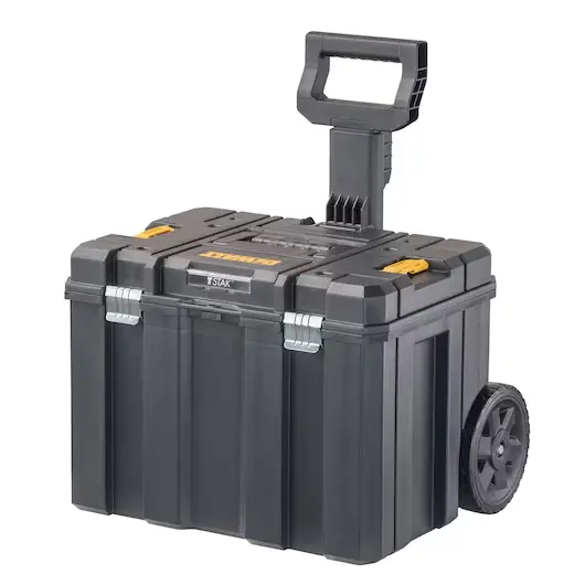 Dewalt TSTAK Deep Box on Wheels with Telescopic Handle