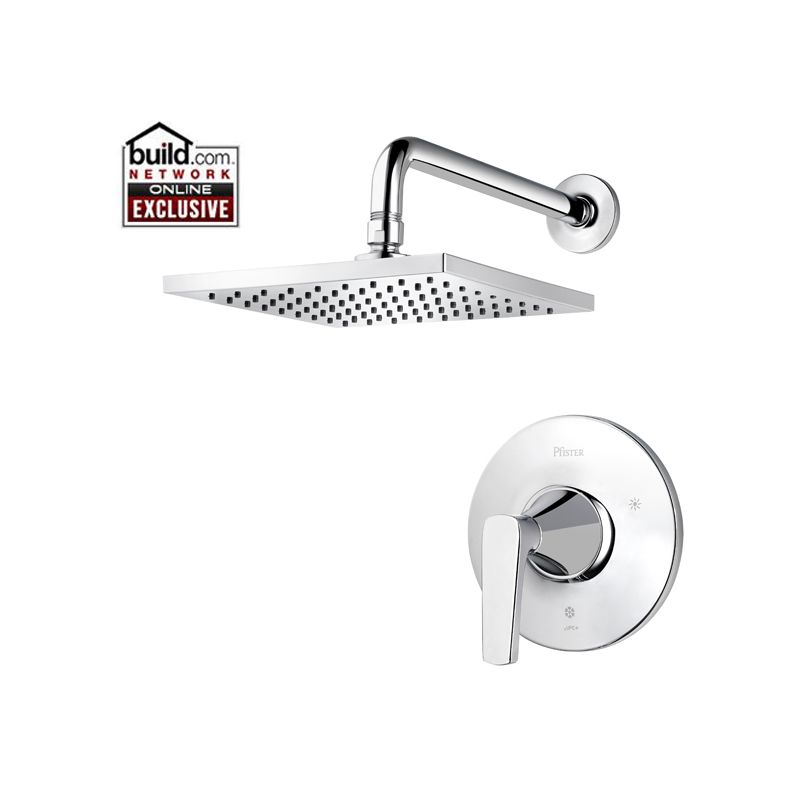 Pfister G897MF Kelen Single Handle Shower Trim Package Polished Chrome Faucet Single Handle
