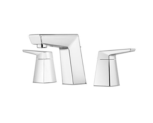 [GT49LPMC] Pfister LG49-LPM Arkitek 1.2 GPM Widespread Bathroom Faucet - Includes Push & Seal Drain Polished Chrome Faucet Bathroom Sink Faucets Double Handle