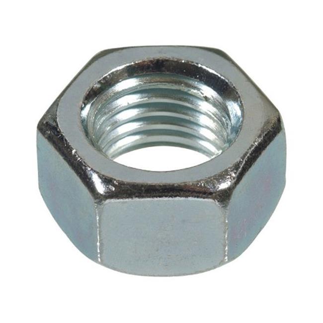 Hillman 9/16 in. Zinc-Plated Steel USS Hex Nut 50 Pk