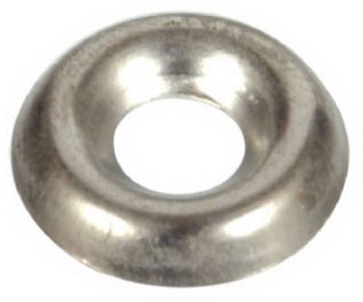 HILLMAN Nickel-Plated Steel .190 in. Countersunk Finish Washer 100 Pk