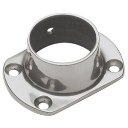 [LB445111H] Lavi Industries 44-511/1h Satin Stainless Steel Cut Wall Flange 1-1/2 Od