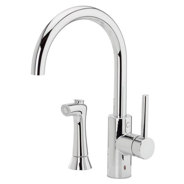 Pfister LF-029-4SL Solo Kitchen Faucet - Includes Hand Sprayer Chrome Faucet Kitchen Single Handle