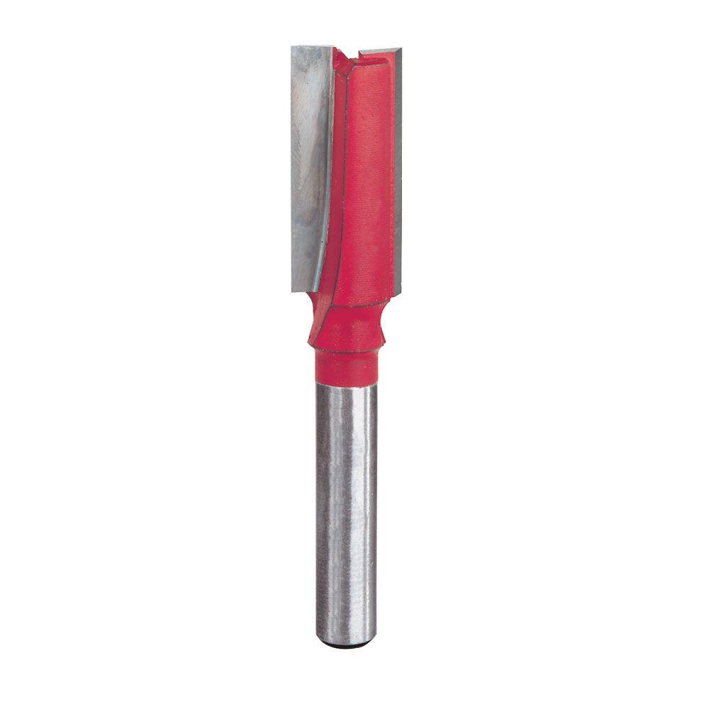 Freud MM-011 11mm Diameter Two Flute Straight Router Bit, 1/4" Shank