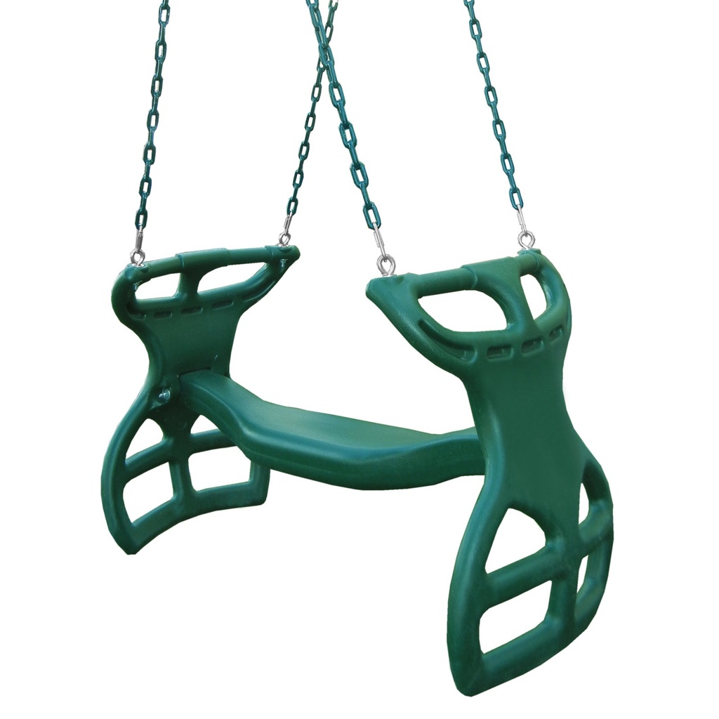 Dual-Ride Glider Swing