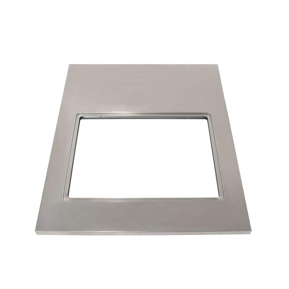 30 in. X 36 in. X 1 in. Stainless Steel Extended Countertop for Sink Cabinet