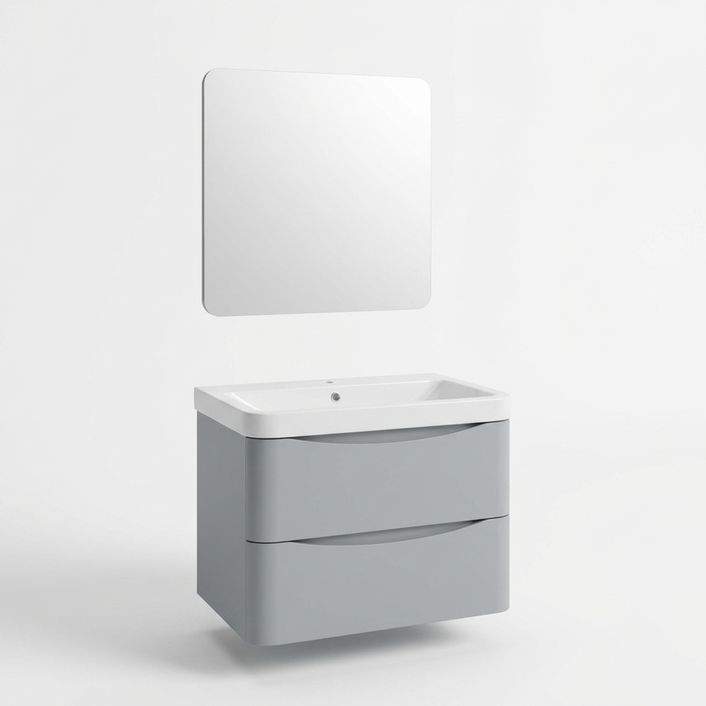 [PXZ600-WH] CONJ. MUEB/LAV/ESPJ BLANCO