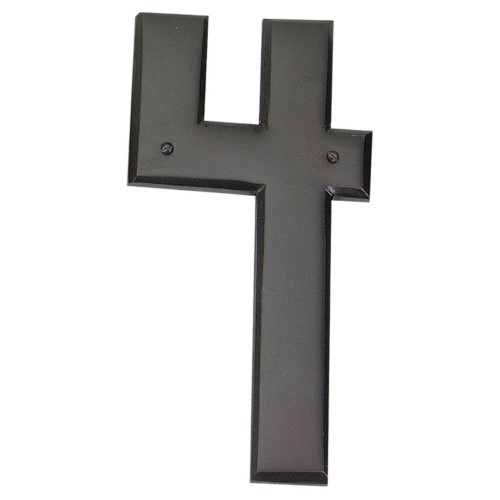 Atlas Homewares RCN4 Mission Address Number 4 Aged Bronze Home Accents Address Numbers 4