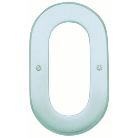 Atlas Homewares RCN0 Mission Address Number 0 Brushed Nickel