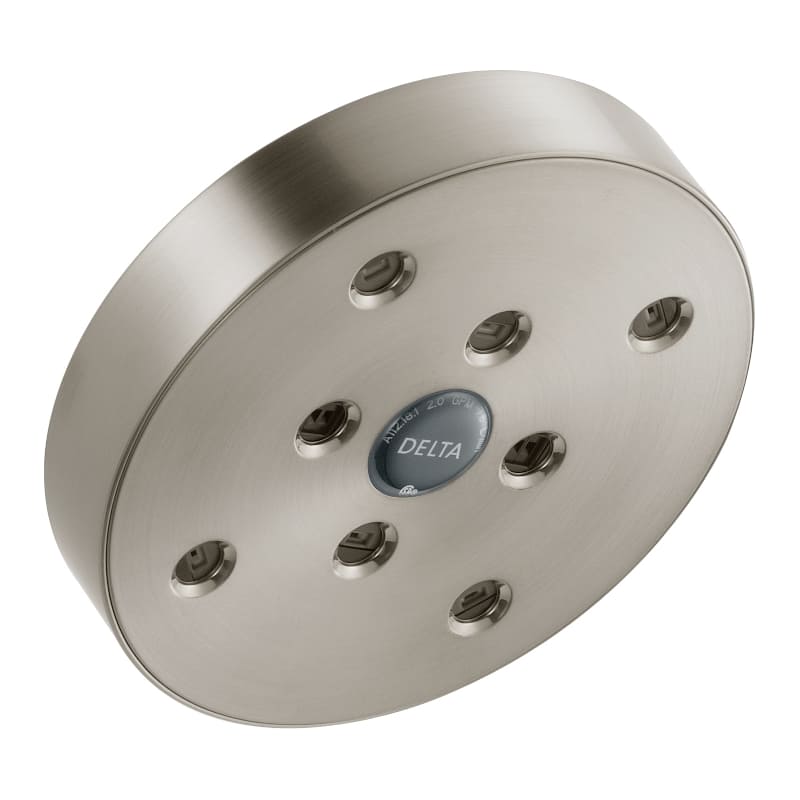 Delta Universal Showering Components Single-Setting Raincan Shower Head in Stainless