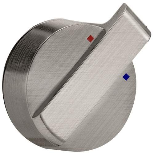 Delta RP75440 Ara Temperature Cap Handle Only Chrome Faucet Accessories and Parts Bathroom Sink Faucet Parts Handles