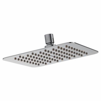 1-Spray Patterns 8 in. Single Ceiling Mount Rain Shower Flat Square Fixed Shower Head in Chrome