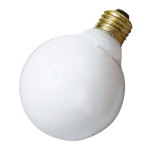 BOMB. SATCO 40W  G25 STD WHT