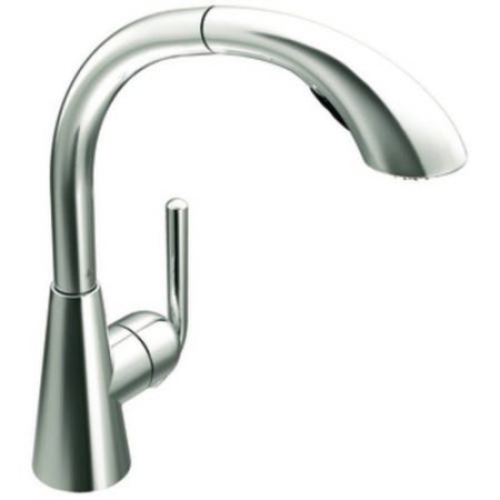 Moen S71709SRS High-Arc Kitchen Facuet with Pullout Spray, Available in Various Colors
