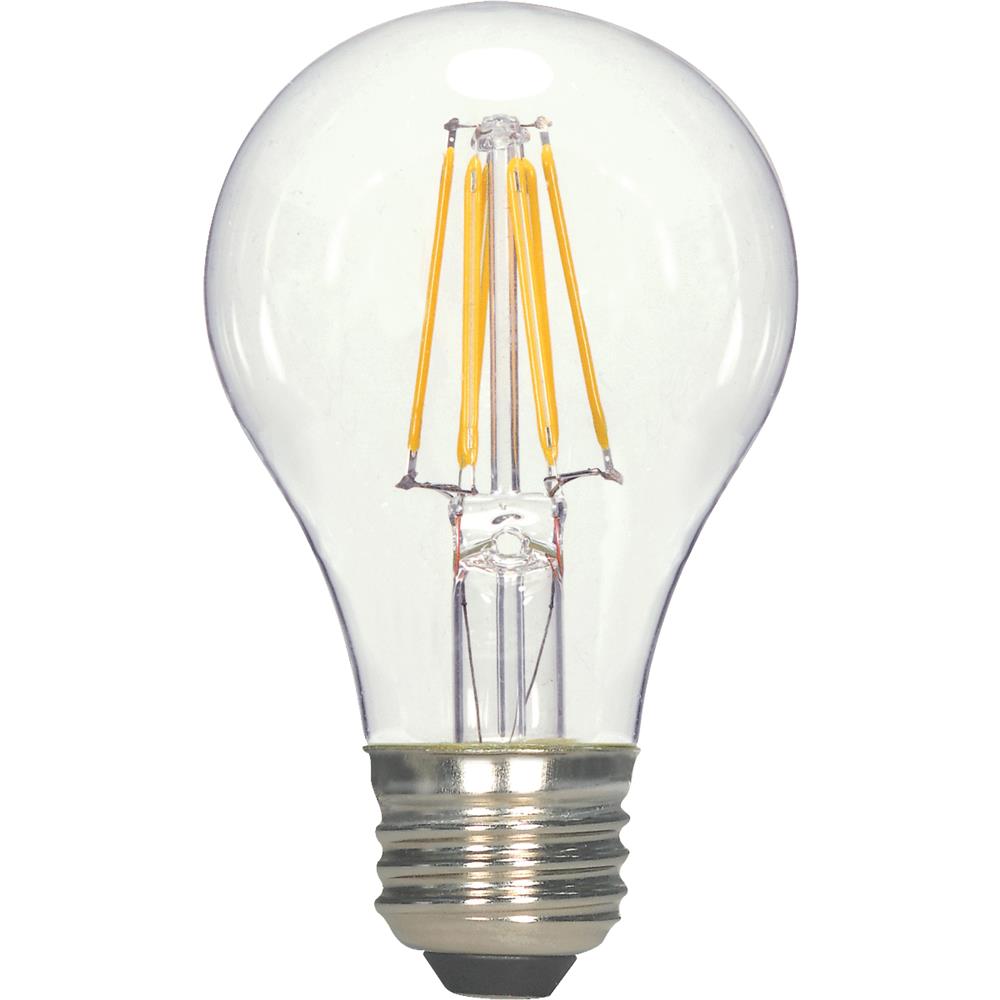 6.5A19/CL/LED/E26/27K/120V, Satco Products Inc. S8608 L9P70 (776974)