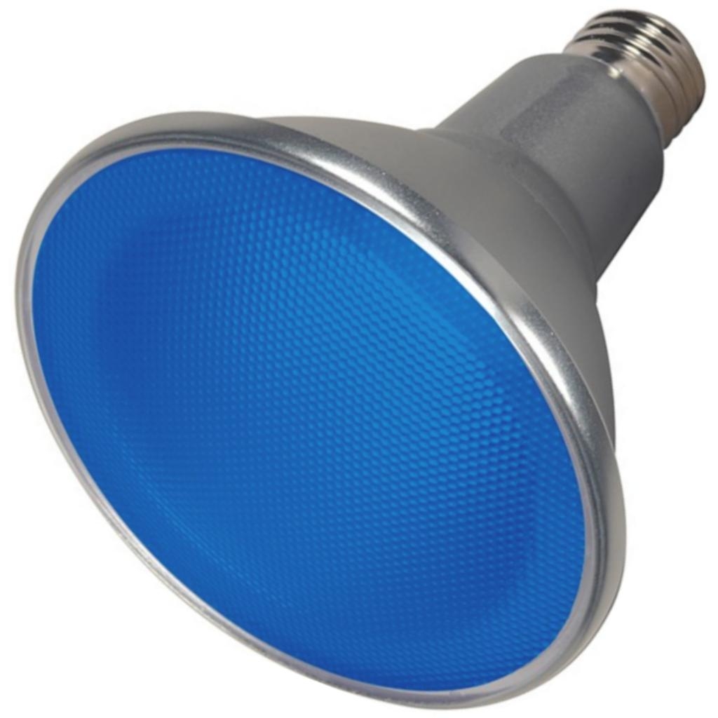 BOMB.SATCO 15PAR38 LED BLUE 120V