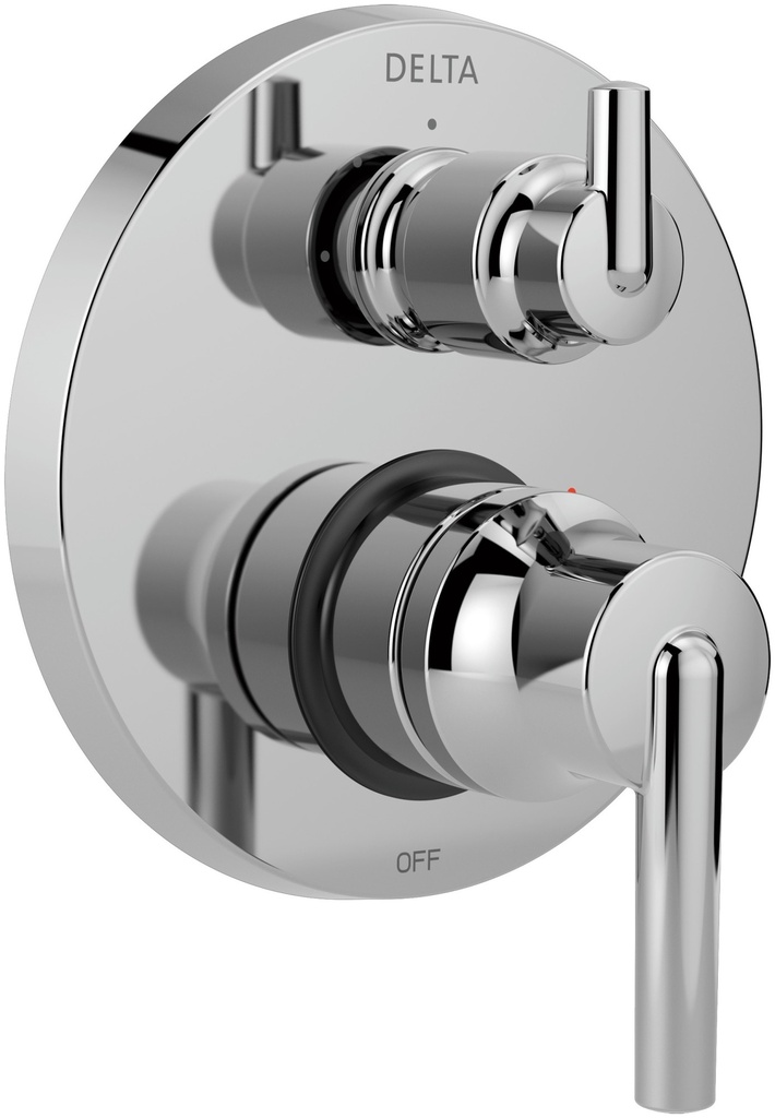 Delta Trinsic:T24859 Contemporary Two Handle Monitor 14 Series Valve Trim with 3-Setting Integrated Diverter