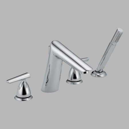 Delta-t4782 Rizu, Roman Tub with Handshower Trim, Chrome