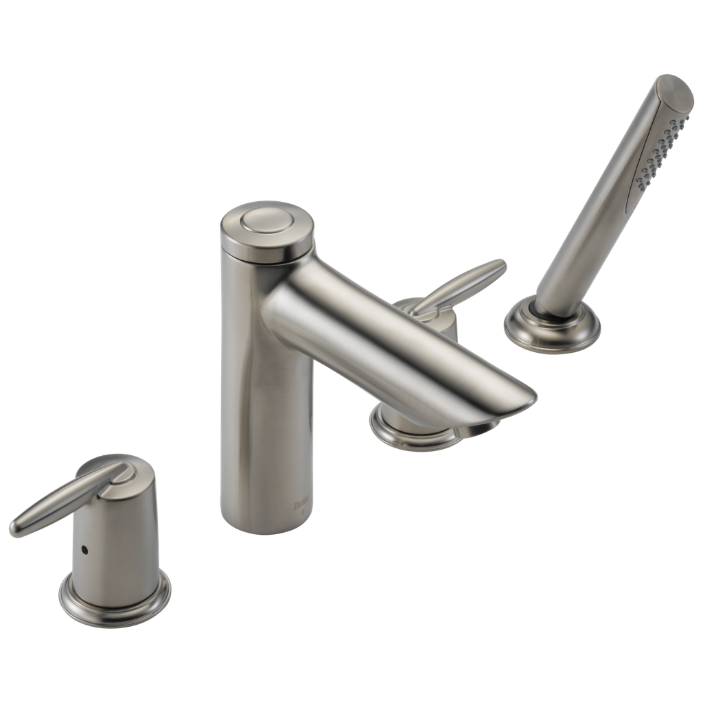 Grail Roman Tub with Hand Shower - Finish: Stainless