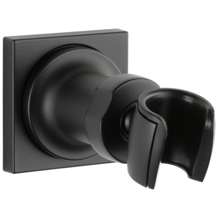 Delta U4010-PK Square Adjustable Wall Mounted Hand Shower Holder Black Matte Bath and Shower Accessories Shower Components Hand Shower Holders