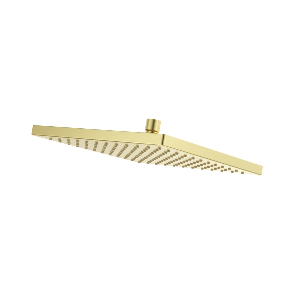 SQUARE 10" RAINCAN SHWRHD B/GOLD