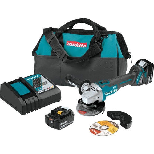 18V 5.0Ah LXT Lithium-Ion Brushless Cordless 4-1/2/5 in. Cut-Off/Angle Grinder Kit