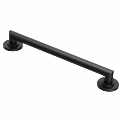 Arris 18 in. X 1-1/4 in. Grab Bar in Matte Black