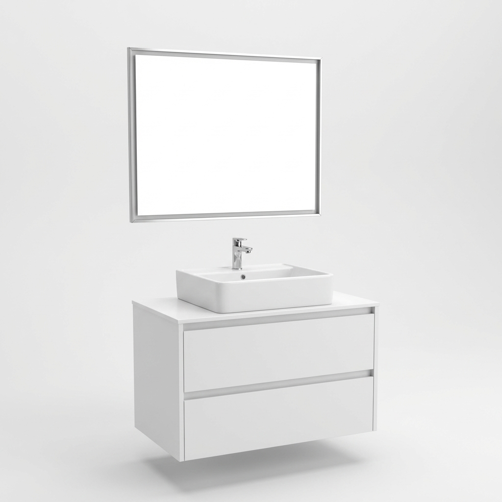 CONJ. PVC GAB. #4079 WHITE 24''