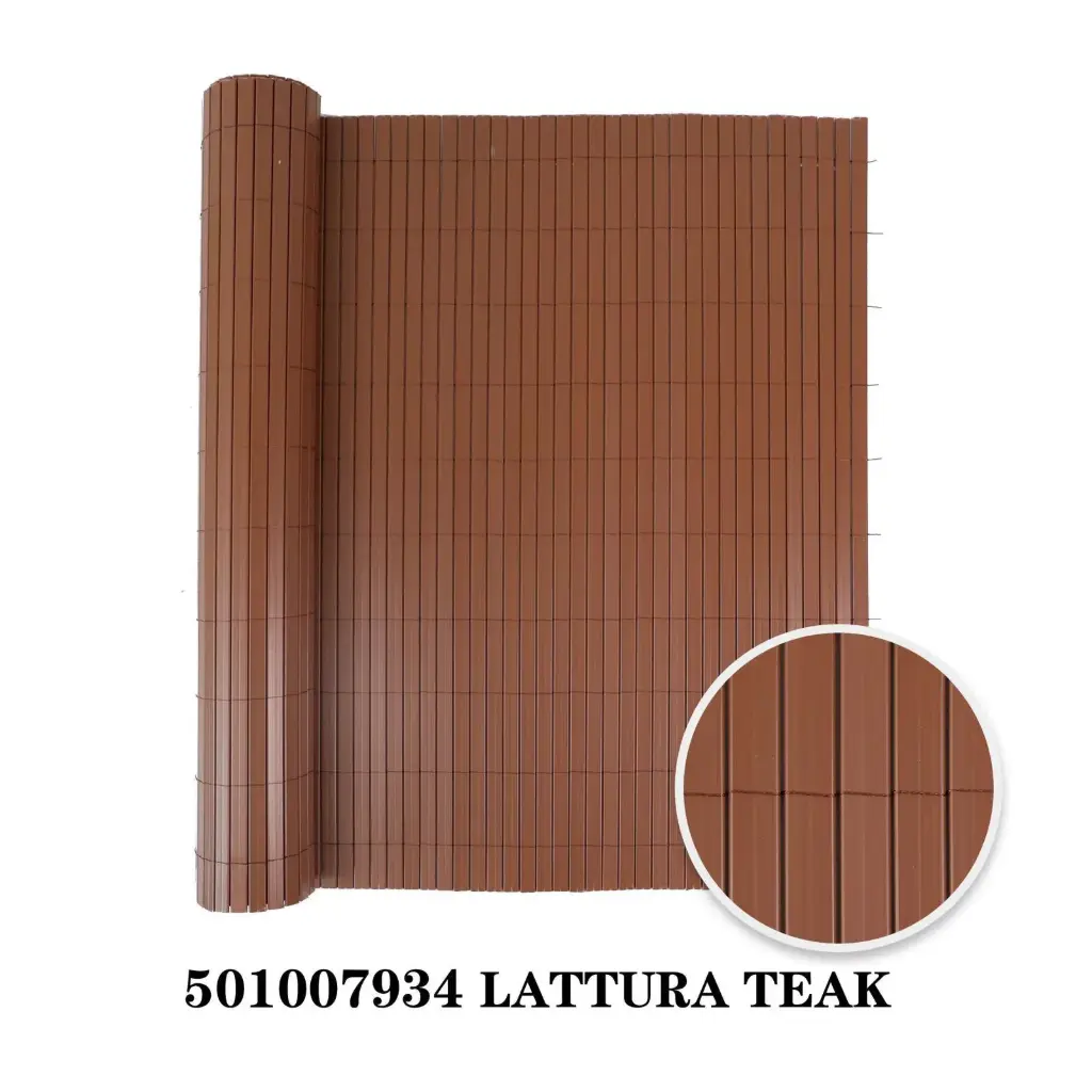 ROLLO PVC LATTURA TEAK 118"x78"
