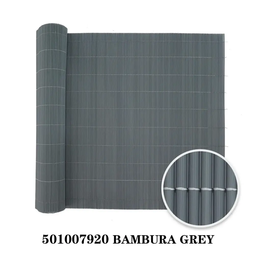 ROLLO PVC BAMBURA GRAY 118"x78"