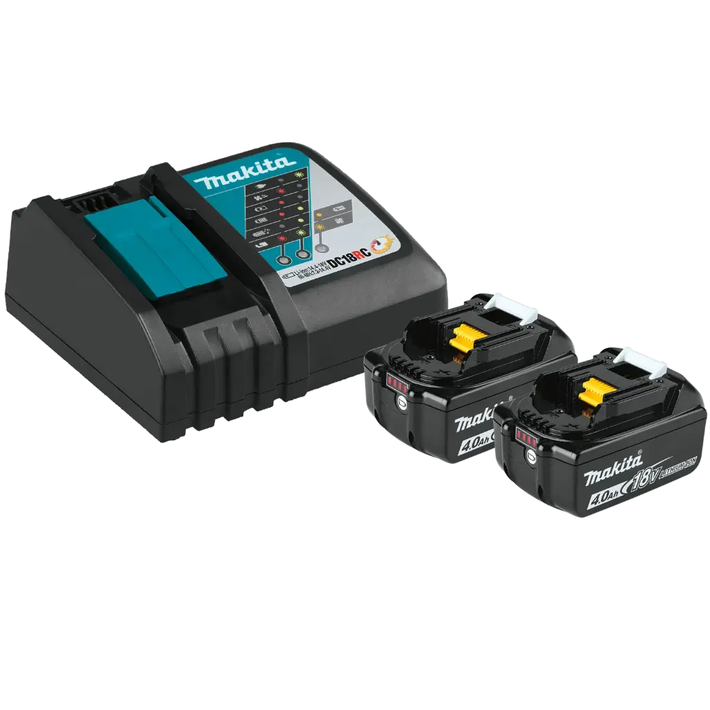 MAKITA 18V 4.0AH (2) RAPID CHGR.