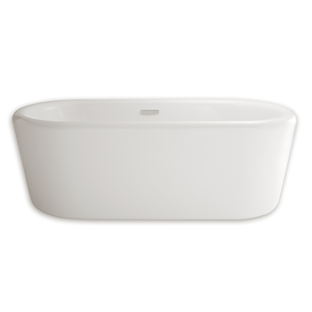 American Standard Kipling Ovale 5.8 Ft. Acrylic Flatbottom Freestanding Bathtub in White