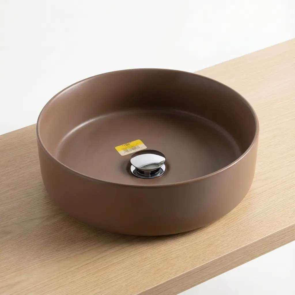 ART BASIN #CL-1277YK MATTE BROWN