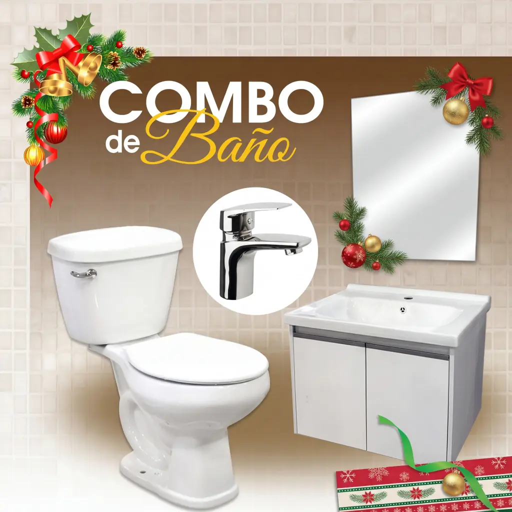 Combo de Baño Navidad