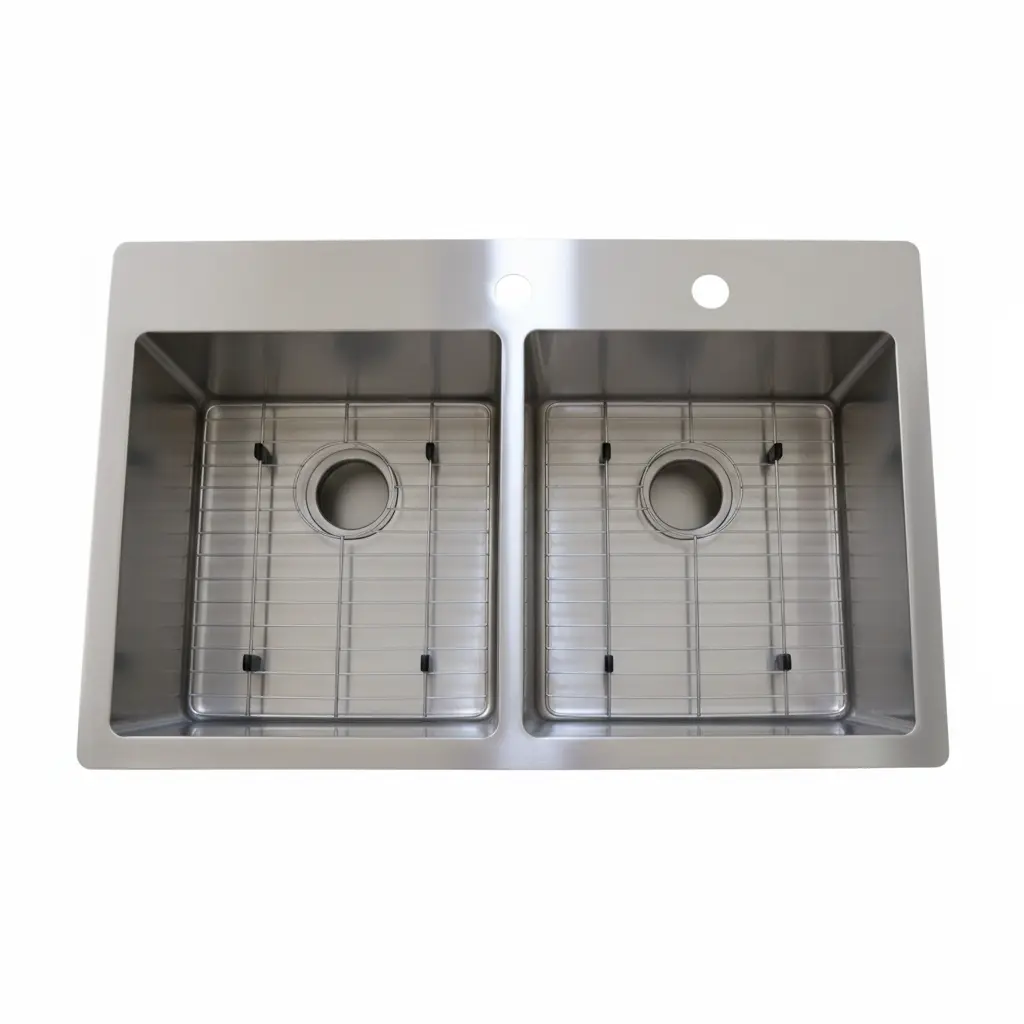 FREG. DOBLE ELKAY 33"LX22"WX9"D