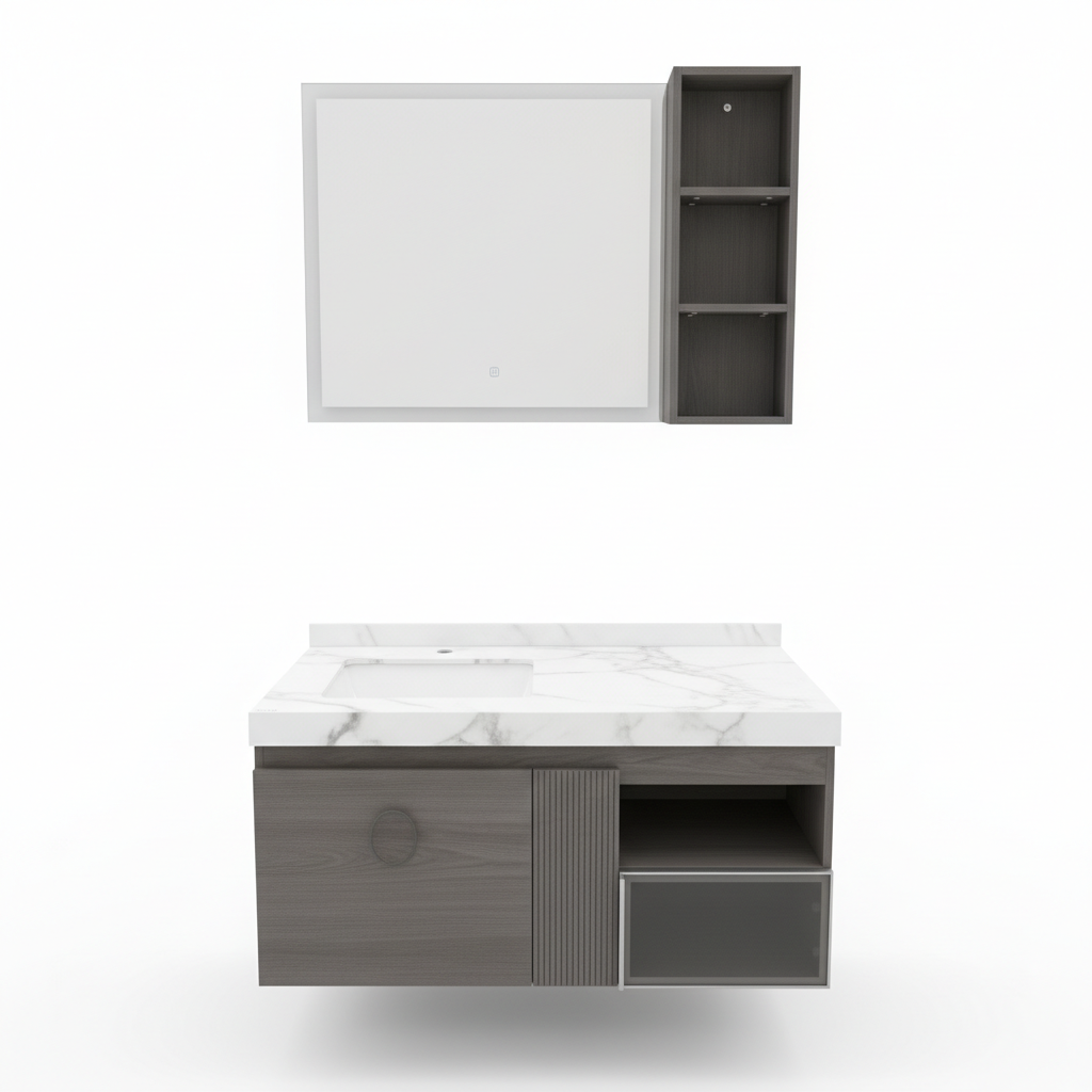 CONJ. PVC GAB. #4164 GREY 40''