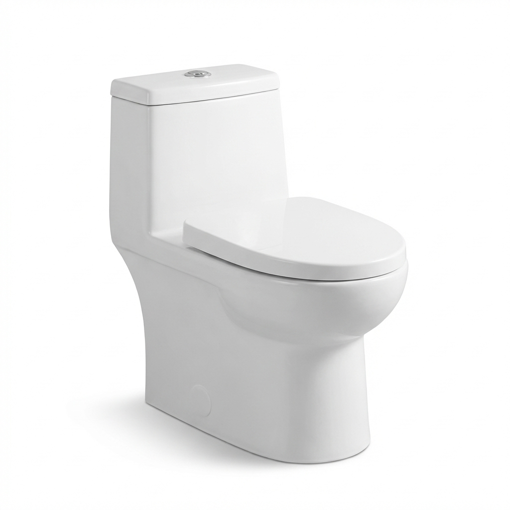 [HE-T813] OAKBROOK SYPHONIC ELONG SEAT WHT