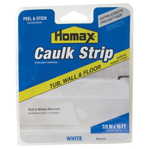 [1595701] CAULK STRP WHT 7/8"X16'