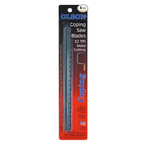 [332291] 1PC Olson Coping Saw Blade