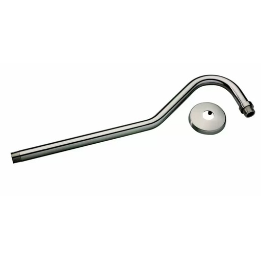 [M1725BL] Moen Shower Arm Rainshower with Flange, Brushed Nickel, 17-in