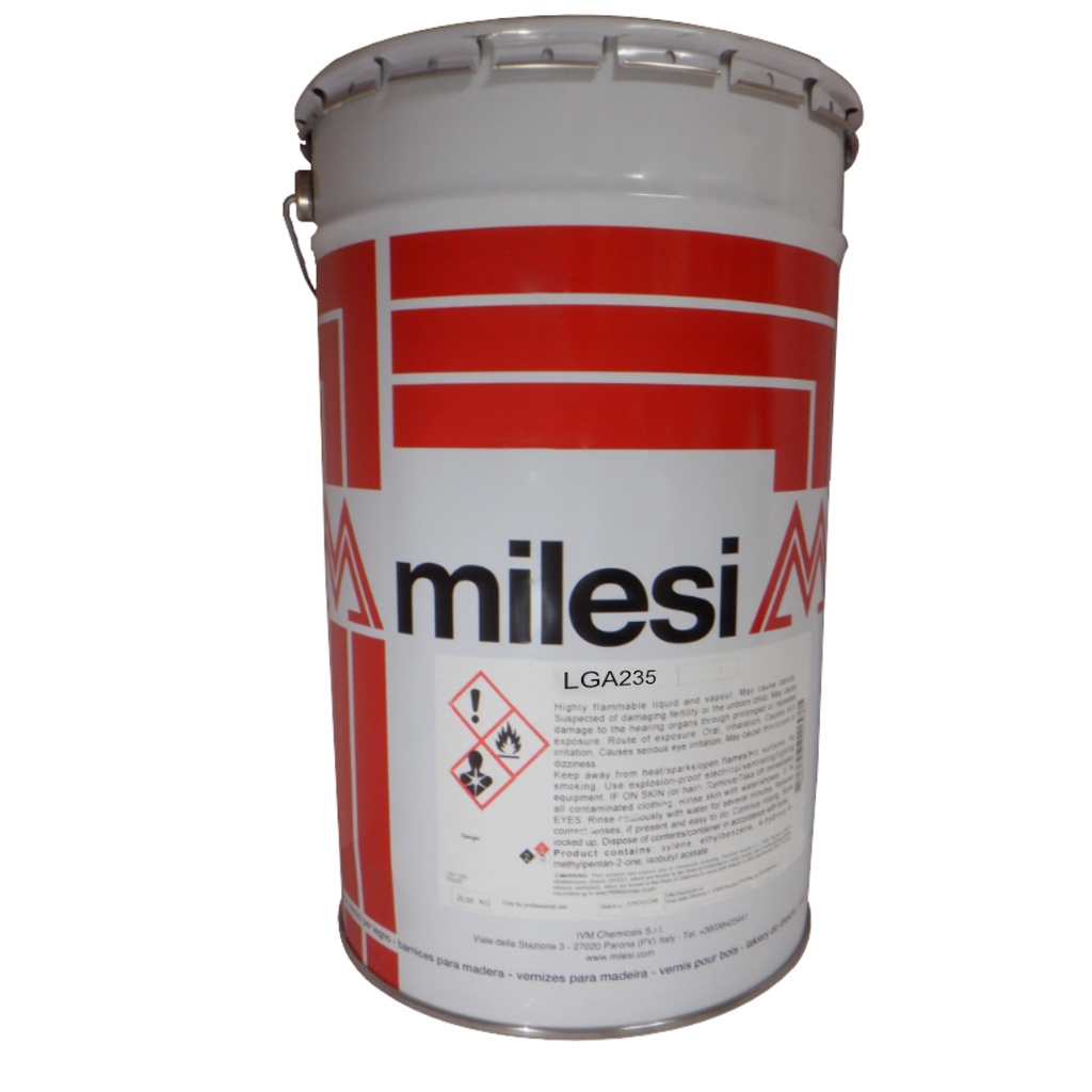 MILESI PU CLEAR TOPCOAT 5S 25L | Ferreteria Maderas 3C