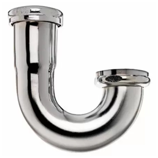 [408277] Keeney 1-1/2 in. Chrome Plated Brass J-Bend 10488K - All